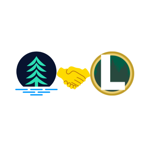 The OTPL and LOCS logos "shaking hands"