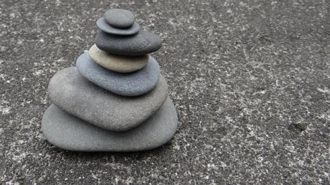 Teen Stone Stacking