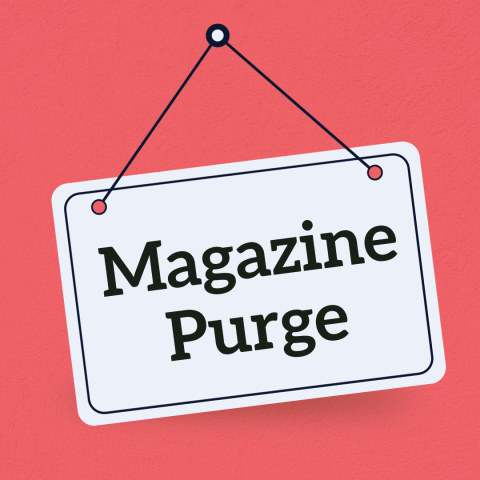 Magazine purge logo