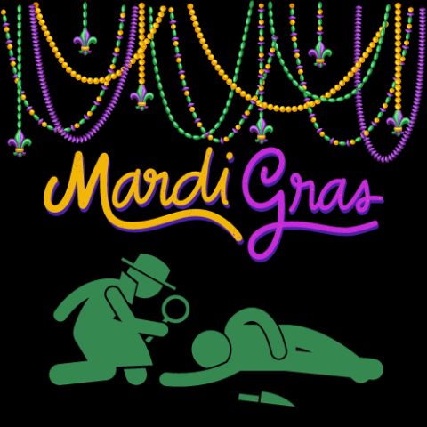 Murder mystery at Mardi Gras