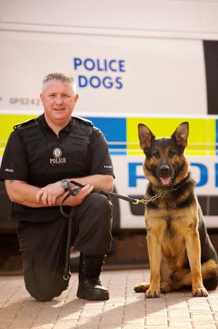 Police with dog