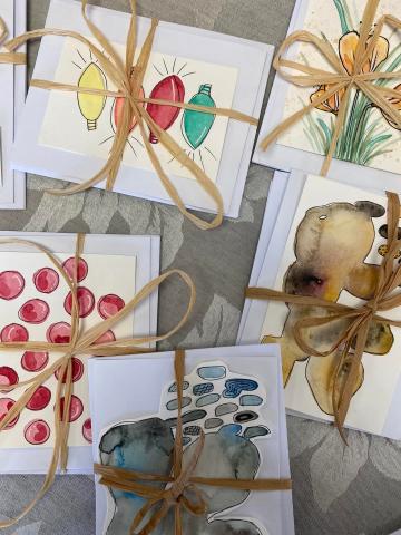 watercolor greeting cards