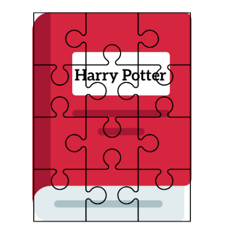 Book that looks like a puzzle