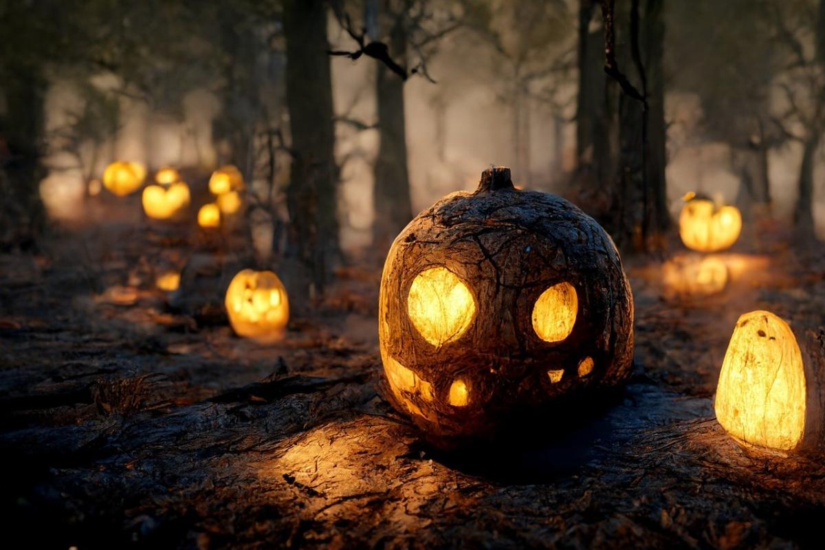 Spooky pumpkins