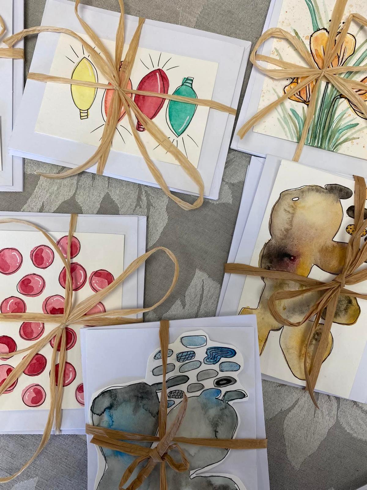 watercolor greeting cards