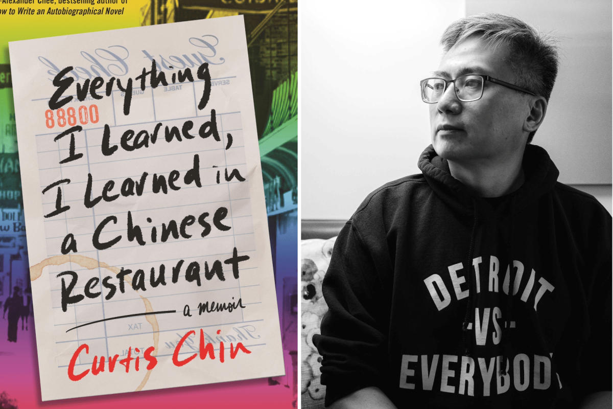 book cover and author