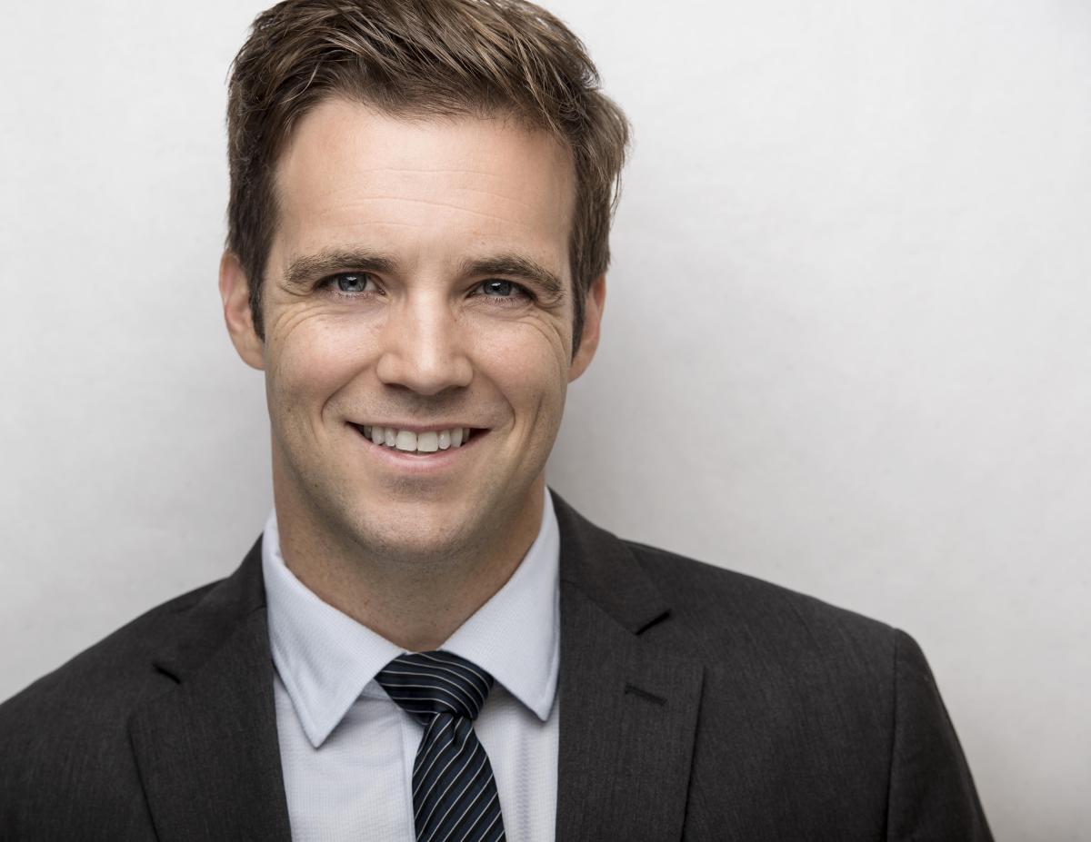 Headshot of vocalist Drake Dantzler